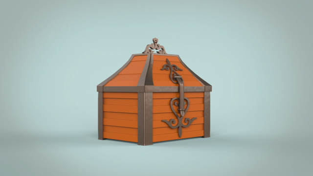chest Modello 3D .c4d .max .obj .3ds .fbx .stl .blend 
