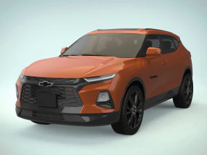 chevrolet blazer rs 2019 3D Model