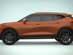 chevrolet blazer rs 2019 Modelo 3D