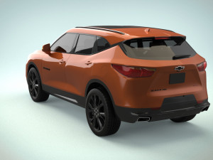 chevrolet blazer rs 2019 Modelo 3D