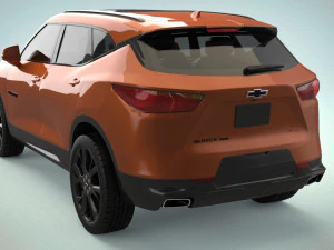 chevrolet blazer rs 2019 3D Model