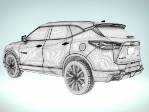 chevrolet blazer rs 2019 Modelo 3D