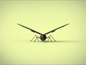 butterfly mechanical steampunk 3D Model