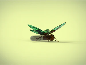 butterfly mechanical steampunk 3D Model