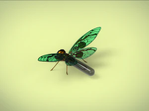 butterfly mechanical steampunk 3D Model