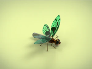 butterfly mechanical steampunk 3D Model