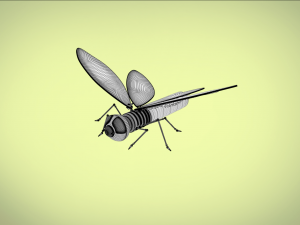 butterfly mechanical steampunk Modello 3D