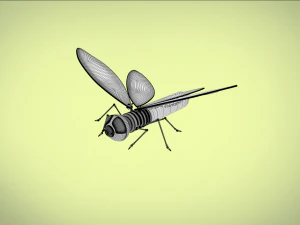 butterfly mechanical steampunk 3D Model