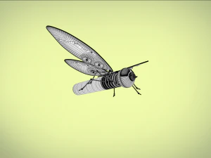 butterfly mechanical steampunk 3D Model