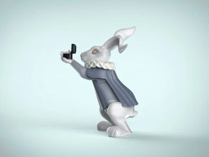 rabbit from alice in wonderland 3D Model