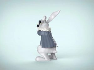 rabbit from alice in wonderland 3D Model