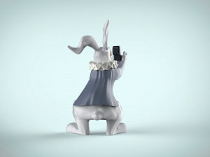 rabbit from alice in wonderland Modelo 3D