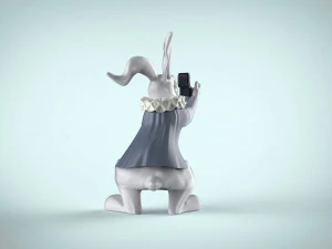 rabbit from alice in wonderland 3D Model