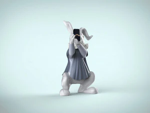 rabbit from alice in wonderland 3D Model