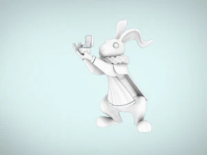 rabbit from alice in wonderland 3D Model