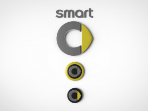 logo car smart 3D Model