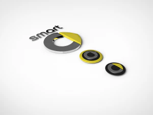 logo car smart 3D Model