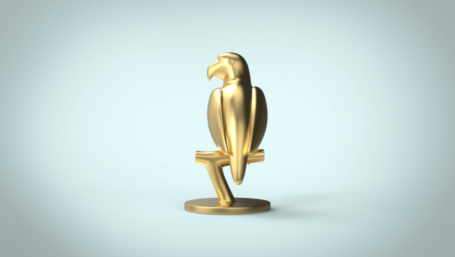 parrot macaw decoration 3d print model low-poly Model 3D .c4d .max .obj .3ds .fbx .stl .blend 