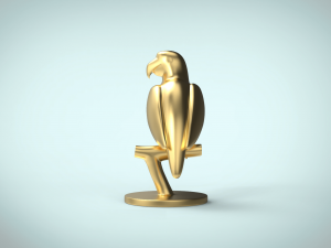 parrot macaw decoration 3d print model low-poly Model 3D