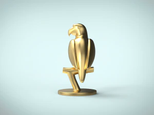 papagaio arara decora&ccedil;&atilde;o impress&atilde;o 3d modelo low-poly Modelo 3D