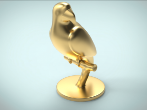 parrot macaw decoration 3d print model low-poly Model 3D