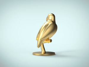 parrot macaw decoration 3d print model low-poly Model 3D