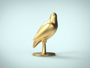 parrot macaw decoration 3d print model low-poly Model 3D