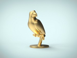 parrot macaw decoration 3d print model low-poly Model 3D