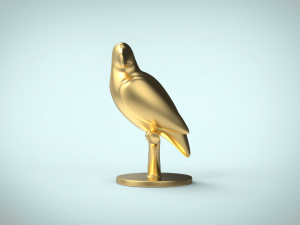 parrot macaw decoration 3d print model low-poly Model 3D