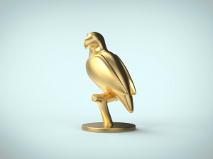 parrot macaw decoration 3d print model low-poly Model 3D