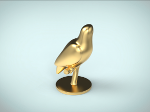parrot macaw decoration 3d print model low-poly Model 3D
