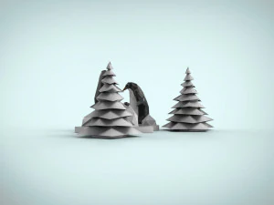 penguin family 3D Model