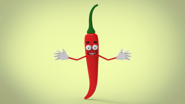 pepper 3D Model .c4d .max .obj .3ds .fbx .stl .blend 