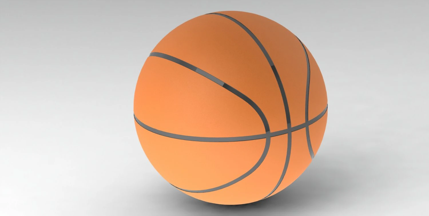 basketball original dimentions 3D Model .c4d .max .obj .3ds .fbx .stl .blend