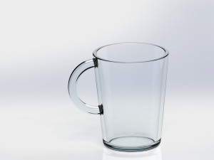 water glass-v1 original dimentions 3D Модель