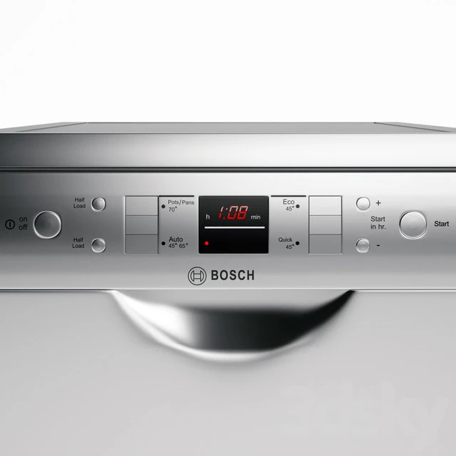 bosch appliances dishwashers 3D Model .c4d .max .obj .3ds .fbx .stl .blend 