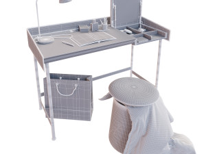 bontemps casa secret desk 3Dモデル