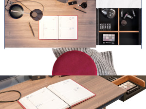 bontemps casa secret desk 3D Модель