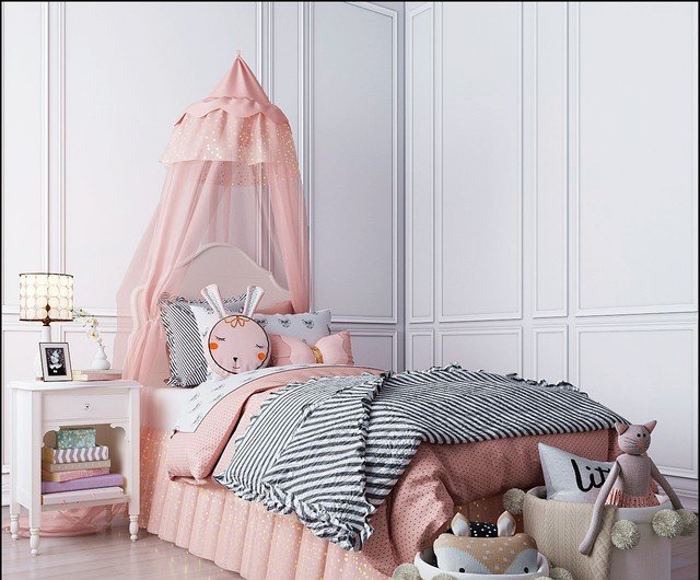 pottery barn juliette bedroom set 3D Model in Bedroom 3DExport