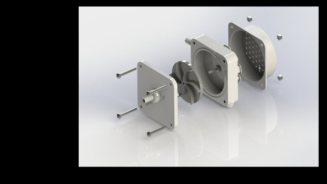experimental water pump with electromagnetic coupling 3D 打印模型 .c4d .max .obj .3ds .fbx .stl .blend 