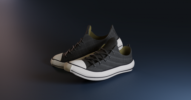 sneakers shoes Model 3D .c4d .max .obj .3ds .fbx .stl .blend