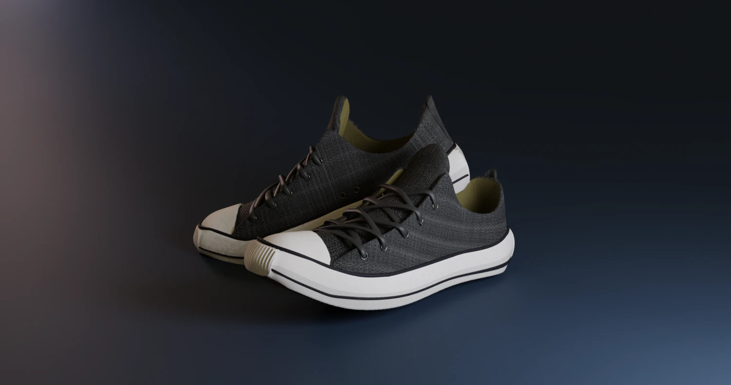 sneakers shoes 3D Model .c4d .max .obj .3ds .fbx .stl .blend