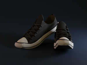 sneakers shoes Model 3D