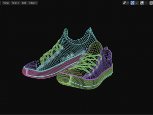 sneakers shoes Model 3D