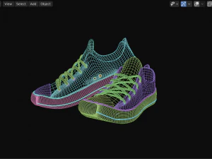 sneakers shoes 3D Model