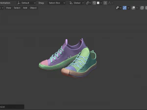 sneakers shoes 3D Model