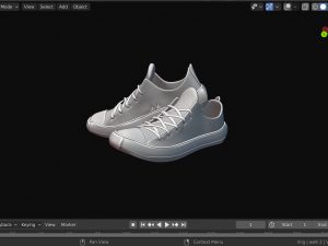 sneakers shoes Model 3D