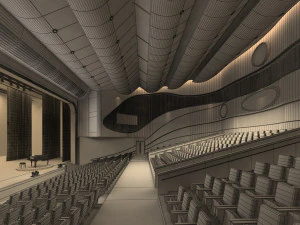 &oacute;pera Modelo 3D