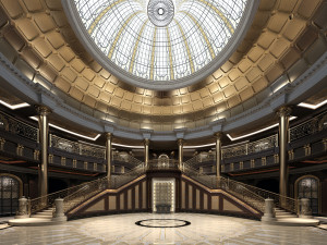 palace main entrance lobby Modelo 3D