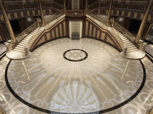 palace main entrance lobby Modelo 3D